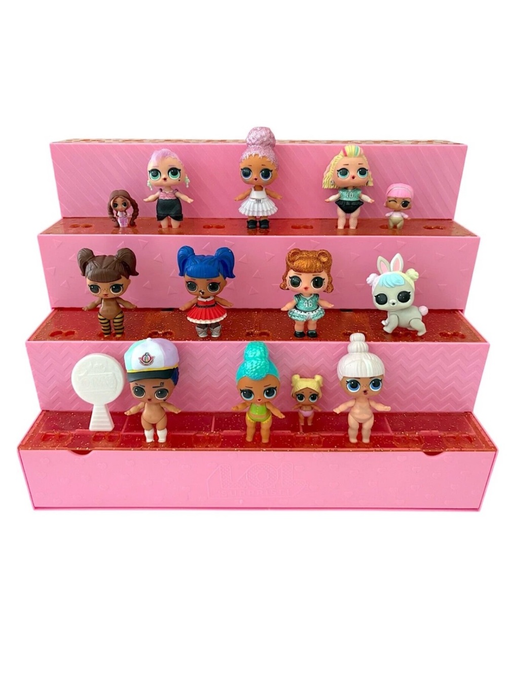 LOL Surprise Pop Up Mall Shopping Playset / Display & Carry Case + 12 Dolls